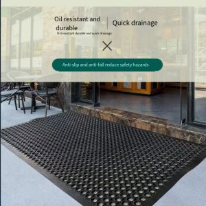 LABOT Anti Slip Kitchen Rubber Matting Industrial Grade For Heavy Duty Restaurant Usage Safety & Security