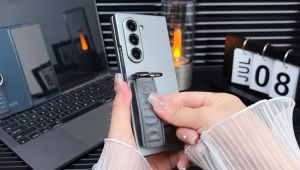 Hard Case Premium Strap & Ring Holder Samsung Galaxy Z Fold 3 4 5 6 Mewah Keren