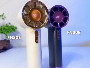 4000MAH Kipas Mini Portable Strong Wind 100 Gear Speed Logam Angin Super Kencang LED Display