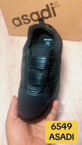 Asadi 6549 Kasut sekolah rendah hitam/Primary School Black Shoe