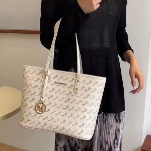 JIVIVIL กระเป๋าสะพายข้างผู้หญิง กระเป๋าโท้ท แฟชั่นความจุขนาดใหญ่ หนัง pu กระเป๋าสะพายไหล่พิมพ์ลาย