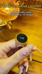 Smart Tasbih Tally Counter Ring Digital Tasbih Ring USB-C Charger Port Count Zikir Ring Islamic Digital Tasbih Countdown