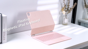 MK Series Magic High End Magnetic Keyboard For iPad Air Pro 11 13 2025 2024 10 2022 Pro 12.9 2018 2020 2021 2022 4 5 - Floating Cantilever Design 7 Colour LED Backlit Keys Folio Flip Case Bluetooth Portable Lightweight Long Battery Wireless RGB