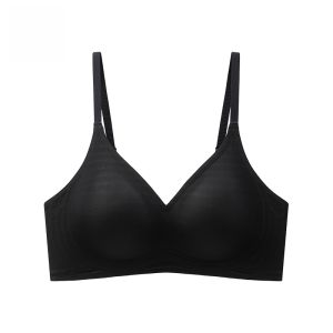 MiiOW | MiiOW Ice Silk Seamless Backless Bra Womens Summer Thin Cool Feeling Gathered Small Chest Anti-Sagging Wireless Underwear