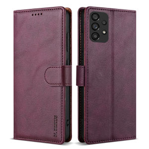 szhaiyu | Business Leather Case For Samsung Galaxy A57 A37 A36 A56 A26 A06 A25 A35 A55 A05 A54 A34 A53 A33 Flip Card Wallet Cover Etui