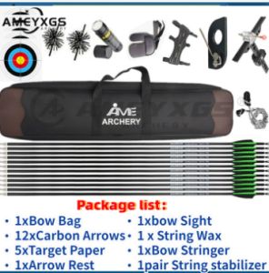 AMEYXGS Recurve Bow Accessories Set Get Ready To Use Your Bow