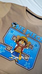 Baju Kaos Anak Laki Laki Karakter Angka 59 Monkey D Luffy - Kaos One Piece Anak Umur 1 - 10 Tahun