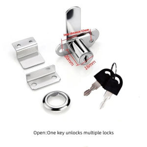 16mm Cam Lock Zinc Alloy Cabinet Drawer Furniture Cupboard Locker Secure Mailbox Desk Door Storage Keyed Access