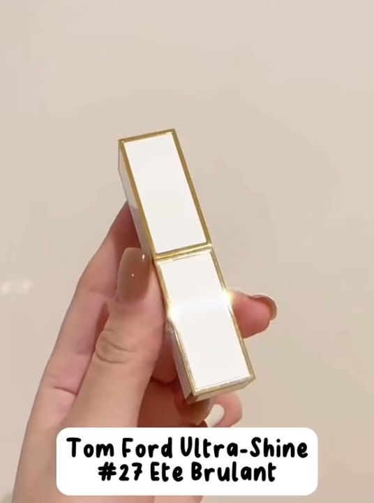 Son Tom Ford Lip Color Matte Vỏ Trắng, Son Tomford Màu 27 Shameless vỏ trắng dòng Limited hot nhất hiện nay.