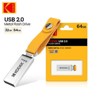 Kodak | Kodak K122 Metal USB 2.0 PenDrive 32GB 64GB USB Flash Drive Memory Disk U Stick