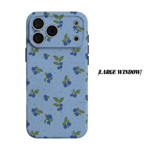 Blueberry Phone Case for iPhone 18 17 16 15 14 13 12 11 Air Pro Max Plus Double-layer Cover