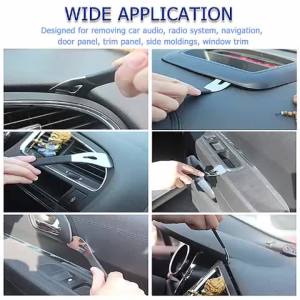 Dụng Cụ Tháo Trang Trí Ô Tô Bằng Thép Không Gỉ Cho Bảng Điều Khiển Cửa Tháo Lắp Âm Thanh Phụ Kiện Tiện Ích Cho Xưởng Sửa Chữa Ô Tô