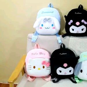 Tas Bulu Karakter Sanrio & Tas Tote Bag Motif Boneka: Pilihan Terbaik untuk Wanita & Anak-Anak