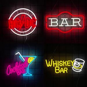 Bar Series Neon Sign For Wall DecorLed Neon Light For Man CaveBusiness Club PartyBistro Recreation RoomGift For Friends
