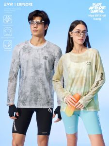 evr | Áo Thun Đua Xe Dài Tay Thoáng Khí Hút Ẩm