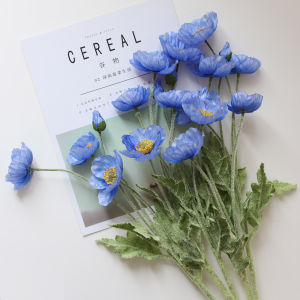 [Classy] Blue Concubine Artificial Flower Accessible Luxury Bouquet Living Room Dining Table Decorations Decoration Floriculture and Fake Flower