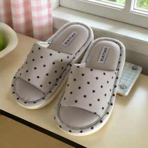 XIXITIAO | Comfortable Cotton Linen Women Slippers