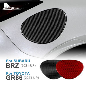Airspeed Real Hard Carbon Fiber Car Fuel Tank Cap Cover For Subaru BRZ Toyota GR86 2021 2012 2023 Gas Tank Trim Cap Stickers Exterior Decoration Accessories