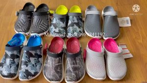 Giày Dep Cross Quai Ngang Bít đầu Xám Gull DEPCR7UI1 Giày Đi Mưa Đế Bằng Chống Trơn Dành Cho Nam Nhiều Size Từ 35 Đến 45