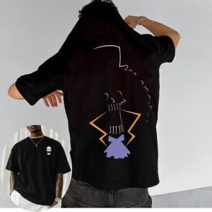 One Piece Mens T-shirt Brook Summer Japanese Classic Anime Autumn Boy Childrens Short-sleeved Casual Brand Parent-child Wear