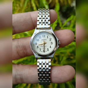 JAXIS NAL52 WHITE SILVER Second Original | Jam Tangan Wanita Preloved