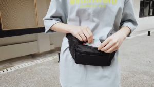 กระเป๋าคาดหน้าอกผู้ชายแฟชั่น กันน้ำ ใช้งานหลากหลาย สไตล์เกาหลี