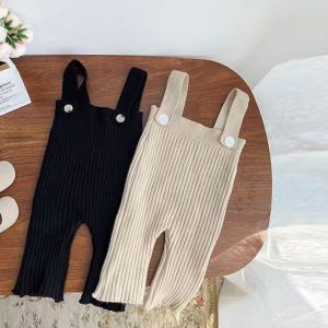 Baby Boys Girls Knitted Pants Children Casual Fashion Jumpsuits Kids Autumn Spring Trousers 2026 New Infant Clothing 0-3 Years
