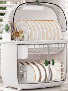 HANYUXUAN | Kitchen Double Layer Drying and Storage Rack