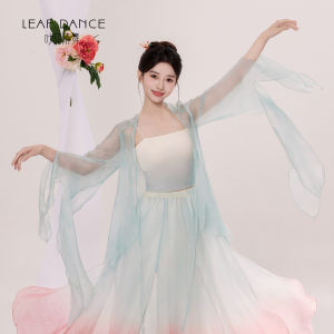 LEAF DANCE | Trang Phục Múa Đẹp Thướt Thả Cổ Điển Áo Dài Chuyển Màu