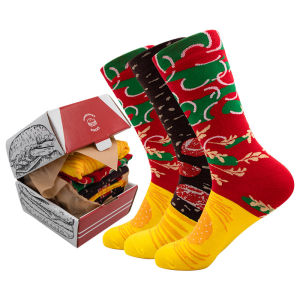 Creative Winter Christmas New Year Gift Couples Socks Long Tube