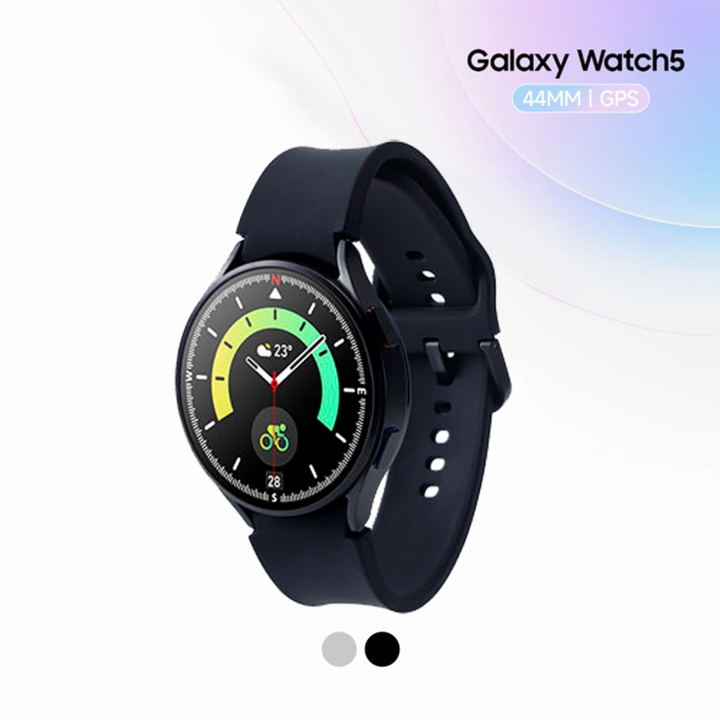Original SANSUMG Galaxy Watch5 Bluetooth Smartwatch 44mm for IOS & Android - Full Touch Screen Phone Call IP68 Waterproof yang dapat mendeteksi kinerja gerakan detak jantung kualitas tidur 2024 Jam Tangan Pria