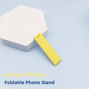 Invisible Full Metal Mobile Phone Stand Desk Lazy Mini Clip-On Portable Foldable Small Size Back Paste Sticky Mount