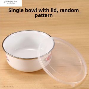 Jiaxun | Airtight Retro Enamel Bowls with Lids