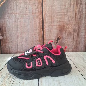 HAPPY Sepatu Anak Perempuan Terbaru  Karakter Sanrio KUROMI ABU bisa cod