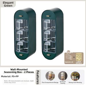 Wall-mounted Moisture-proof Spice Box