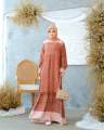Gamis Rayon Premium / Humaira Dress, Katun Rayon Premium Busui Friendly LD 110cm Fit to XL. 