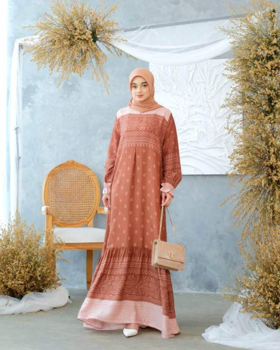 Gamis%20Rayon%20Premium%20/%20Humaira%20Dress,%20Katun%20Rayon%20Premium%20Busui%20Friendly%20LD%20110cm%20Fit%20to%20XL%20-%20Image%205