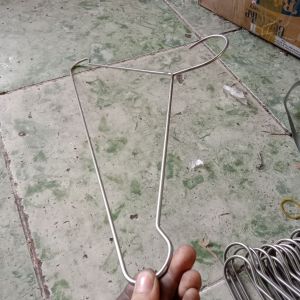 Combo 5 móc và 10 móc treo quần áo inox loại dày  đặc biệtdài 45cm.5li và 4 li đặc.