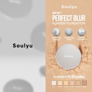 SOULYU Perfect Blur Powder Foundation 9 gr - Skin Blurring Effect