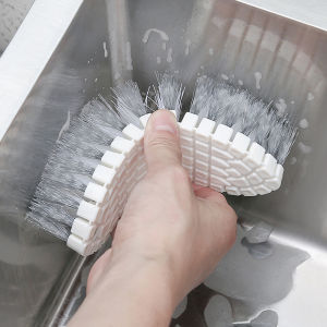 Bendable Kitchen Sink Cooktop Cleaning Brush Soft Corner Tile Brush Multipurpose Household Kitchen Bathroom Cleaner Tools