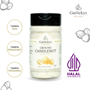 GARLICKYS Kemiri Bubuk Asli Ground Candlenut Powder