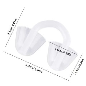 EELHOE | 1PC Nhiều Màu Silicon Chống Thấm Nước Nút Đậy Mũi Có Thể Tái Sử Dụng Bơi Bảo Vệ Mũi Thiết Bị An Toàn Khi Bơi Và Ngăn Ngừa Nghẹt Thở