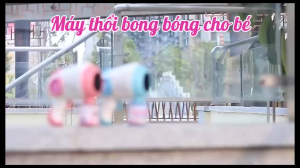 Máy bắn bong bóng máy thổi bong bóng xà phòng đồ chơi đáng yêu cho bé BabyUS