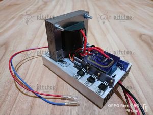 Power inverter PAC / VAC 6 MOSFET Trafo 5A flip flop adjustable STRONG & JOSS MANTAP COD
