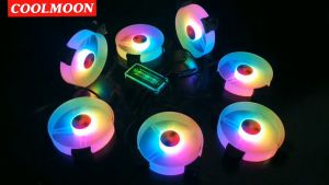 ชุดพัดลม เคส รถรักษาความคลาส 12 ตรม ✨ COOLMOON Yuhuan RGB Fan Case ✨