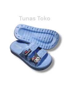 HENG 8030 Sandal Selop Anak Perempuan Cewe Karakter Kur00mi Ringan Empuk Modis