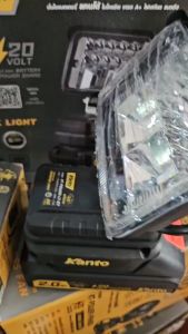 KANTO สปอร์ตไลท์ LED แบตเตอรี่ไร้สาย 20 V. รุ่น KT-POWER-LT87( Li-ion LED Work Light )