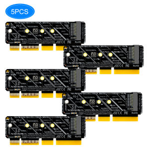 T.F.SKYWINDINTL(TFSKYWINDINTL) | M.2 NVME to PCI-E5.0 Adapter Card PCI-E 5.0 4X to M.2 NGFF M-Key Expansion Card  For 2230-2280 M2 NVME SSD Support 1U Server