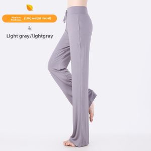 High Waist Yoga Pants Womens Fitness Sports Trousers Modal Tightening Butt Lifting Breathable Moisture Wicking Capri Pants