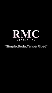 RMC Republic - Jacket Zipper Logo Fleece Hitam Tebal